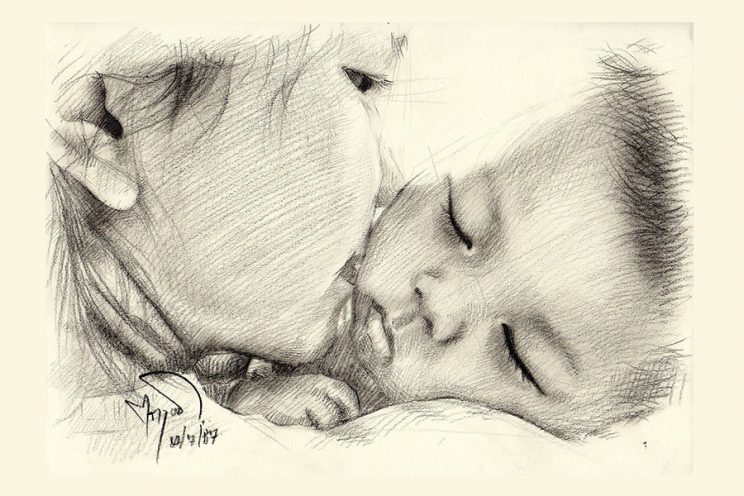 Drawing Portrait บริการวาดภาพเหมือน makamstories.com