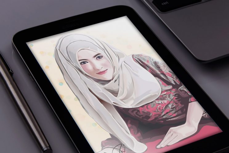 วาดภาพเหมือน Portrait Illustration ด้วย โปรแกรม Illustrator