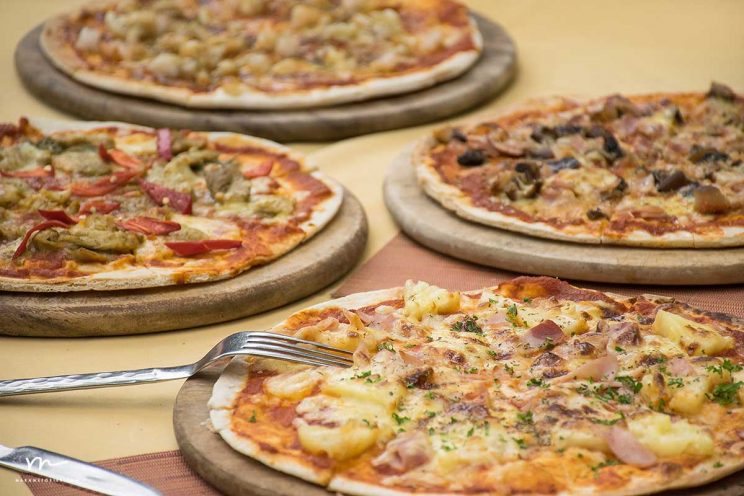 ผลงานภาพถ่ายอาหาร พิซซ่า Pizza