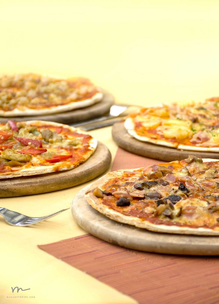 ผลงานภาพถ่ายอาหาร พิซซ่า Pizza