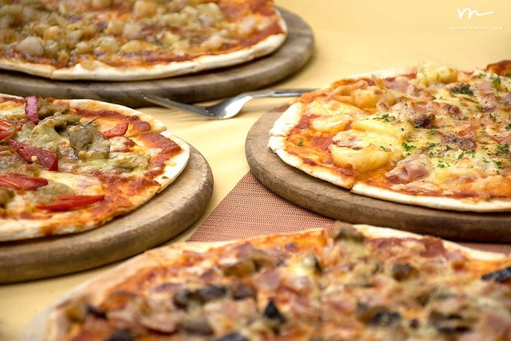 ผลงานภาพถ่ายอาหาร พิซซ่า Pizza