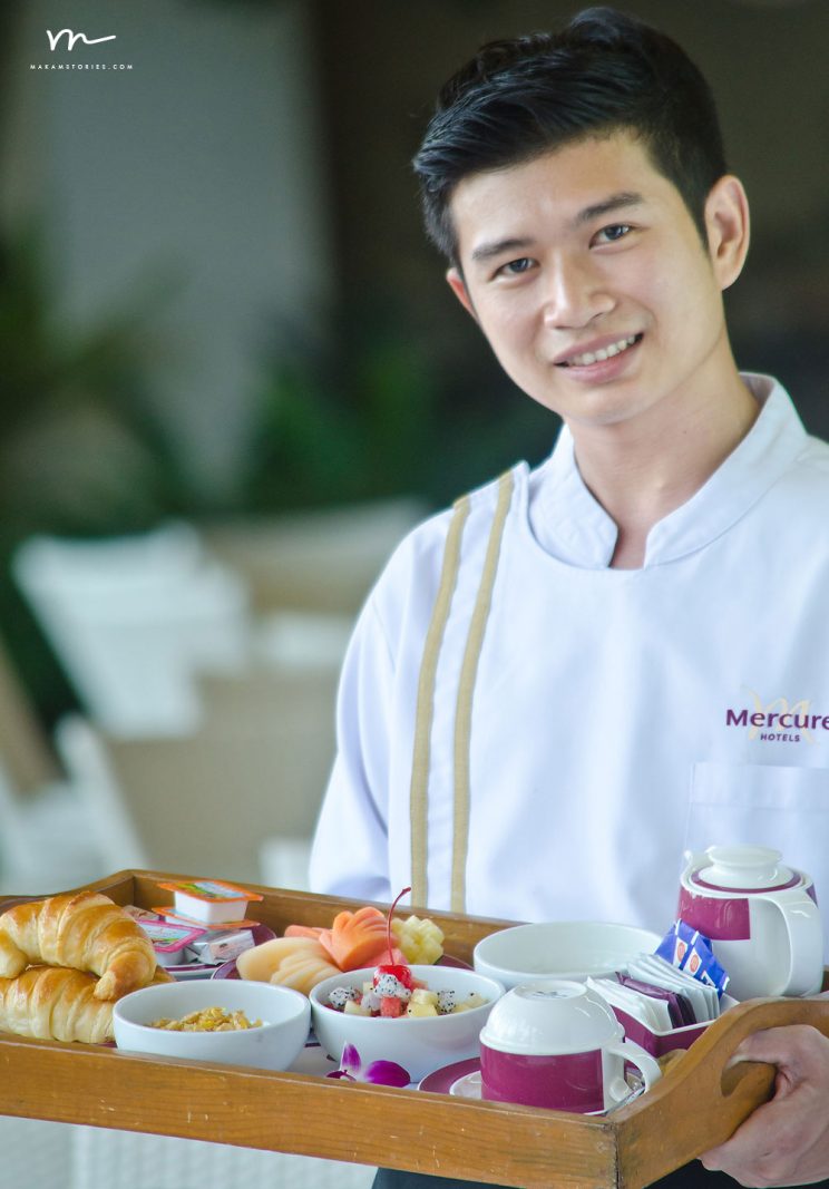 ภาพถ่ายชุดอาหาร Room Service Concept