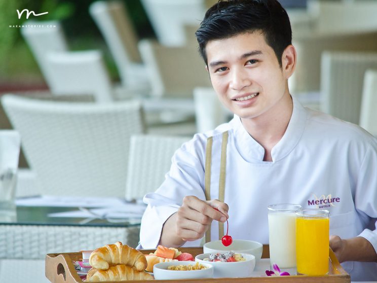 ภาพถ่ายชุดอาหาร Room Service Concept