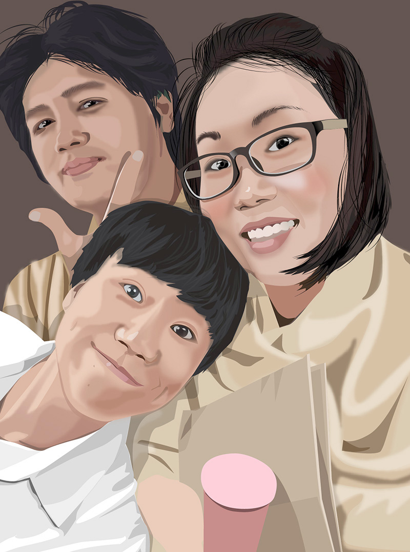 วาดภาพ Vector Illustration by Illustrator