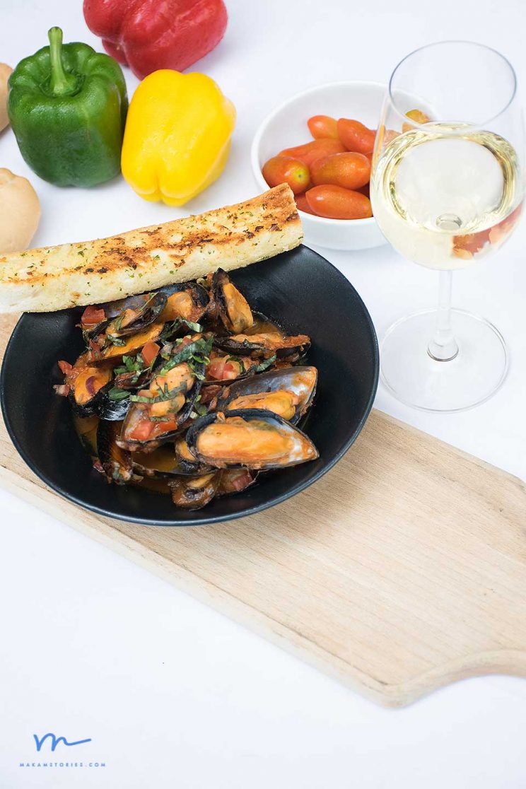White Wine and Mussel