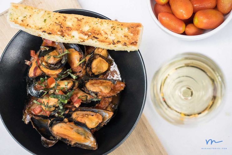 White Wine and Mussel
