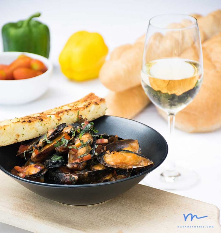 White Wine and Mussel