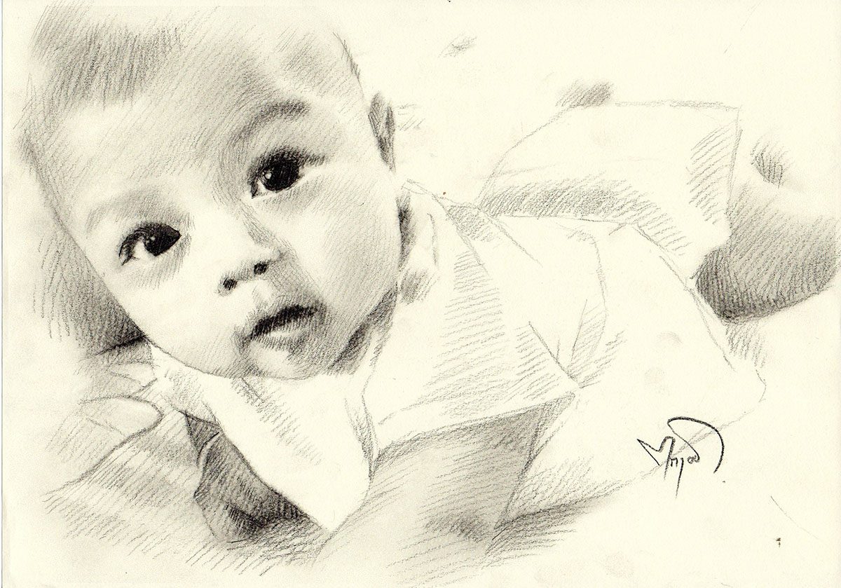 Drawing Portrait บริการวาดภาพเหมือน makamstories.com