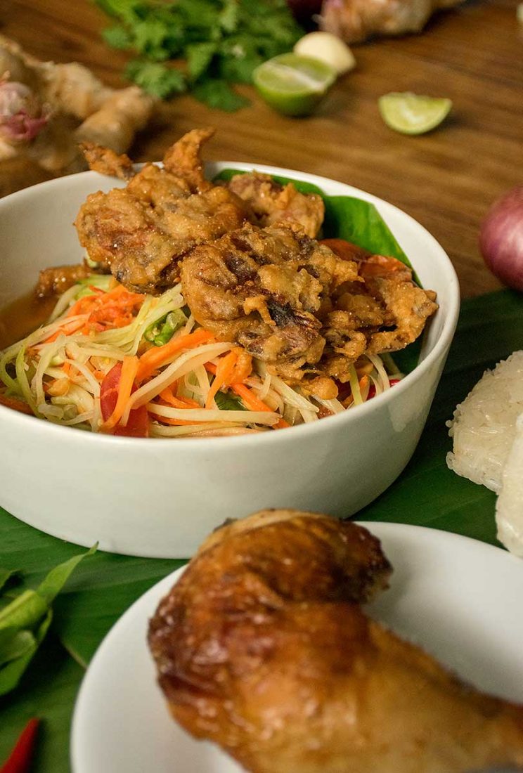 ภาพถ่ายเมนูอาหารส้มตำ ของ makamstories.com