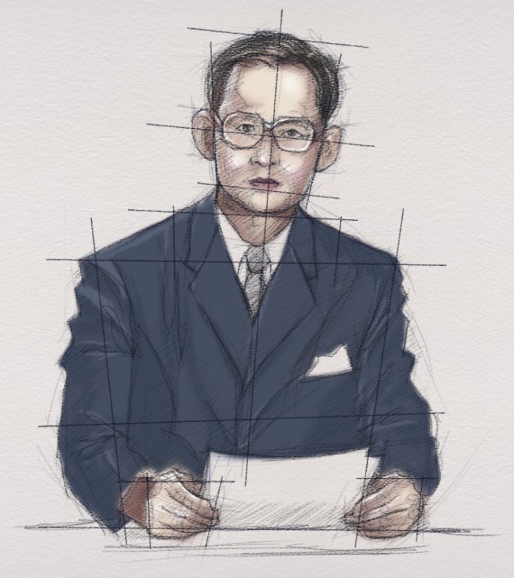 ขั้นตอนการวาดภาพพระบรมฉายาลัษณ์ ในหลวงรัชกาลที่ 9