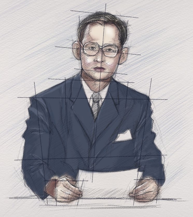 ขั้นตอนการวาดภาพพระบรมฉายาลัษณ์ ในหลวงรัชกาลที่ 9