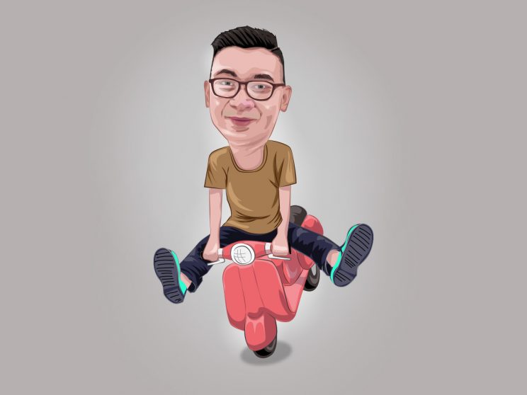 วาดภาพเหมือนผู้ชาย-ภาพเหมือนเวคเตอร์-ภาพวาดด้วย-illustrator