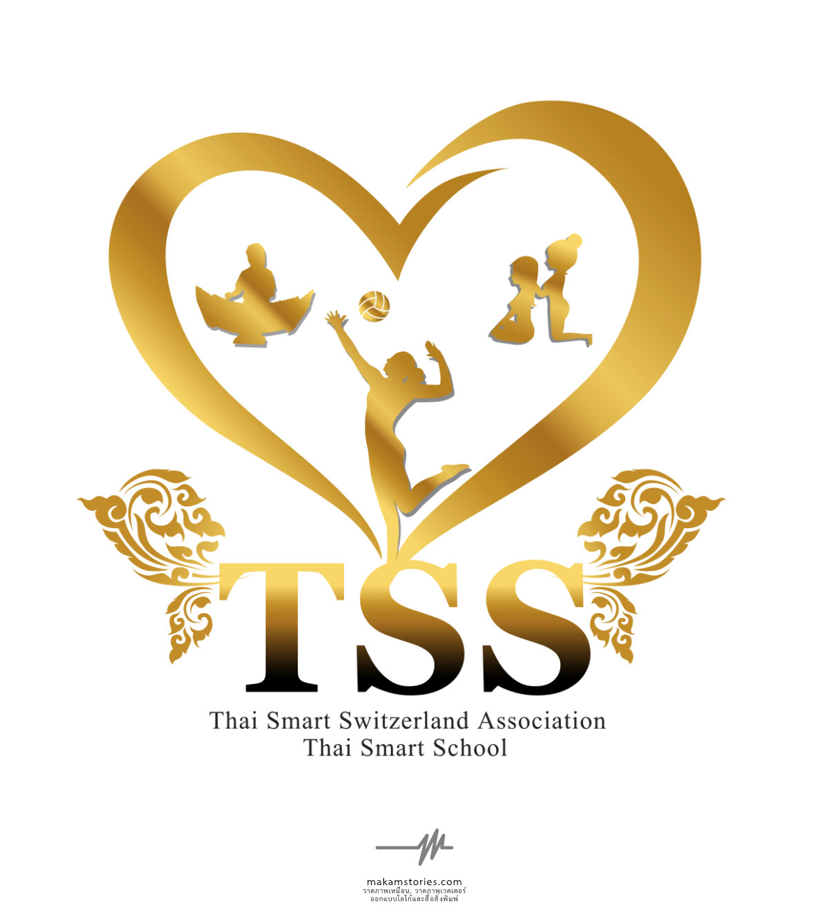 งานออกแบบโลโก้สมาคม สำหรับคนไทยในสวิตเซอร์แลนด์ (Thai Smart Switzerland Association)