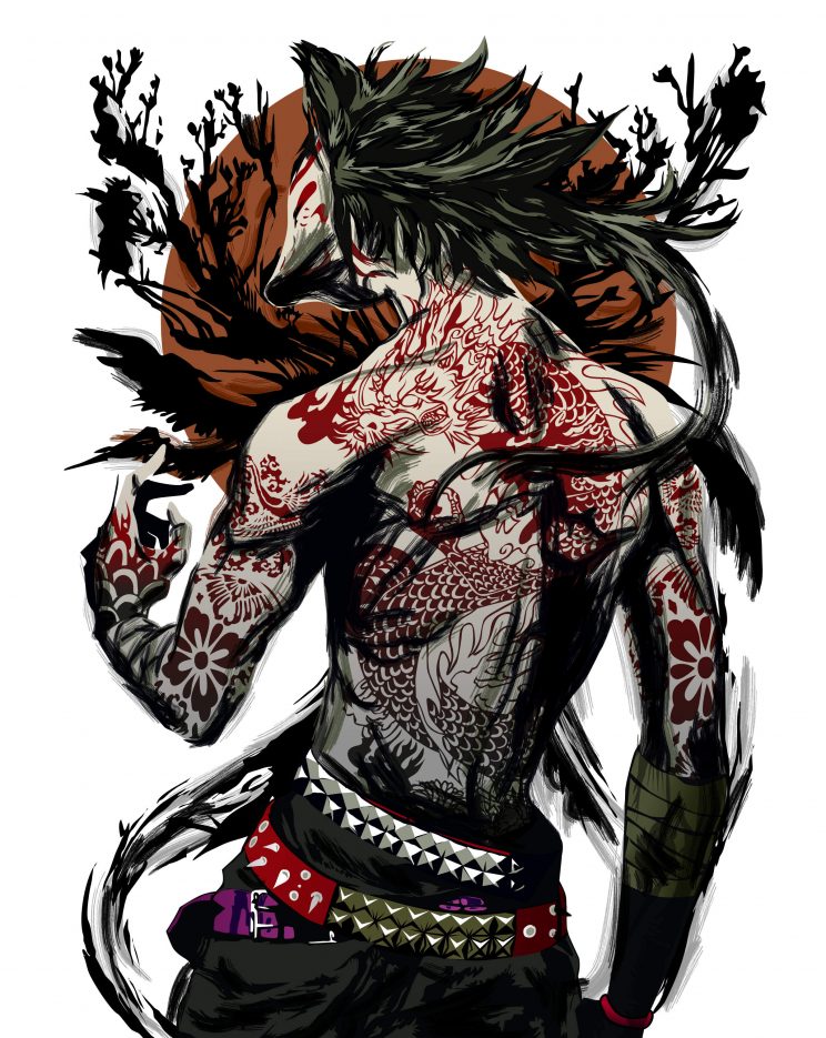 วาดภาพตัวการ์ตูน Zero Hotaru จากเรื่อง One Piece ด้วยโปรแกรม Affinity Designer 23