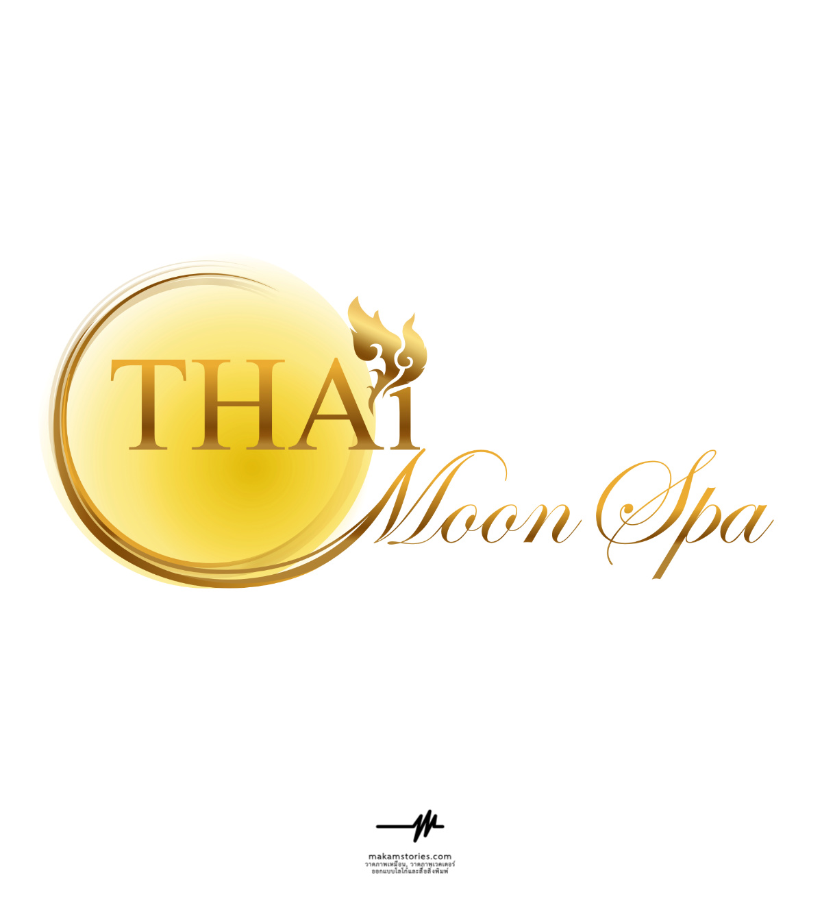 ออกแบบโลโก้สปา โลโก้สไตล์ไทย เน้นการออกแบบตามหลักฮวงจุ้ย (Spa Logo Design)