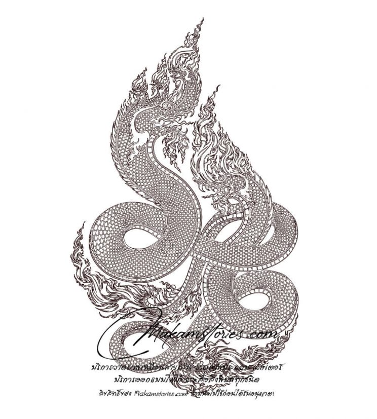 วาดภาพประกอบพญานาคคู่ ภาพวาด Illustration พญานาค วาดภาพพญานาค Vector เฉพาะลายเส้น