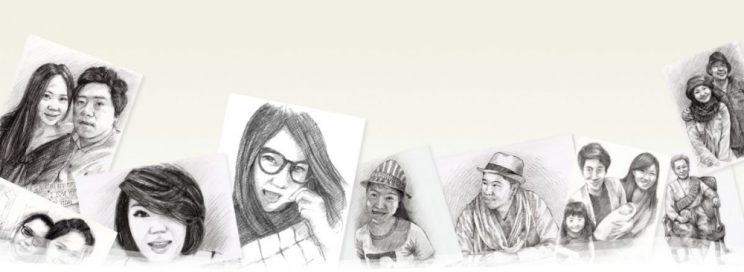 วาดภาพเหมือนลายเส้นดินสอ