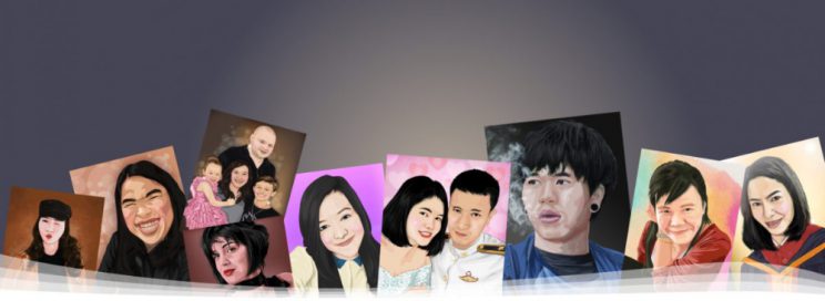 วาดภาพเหมือนเวกเตอร์