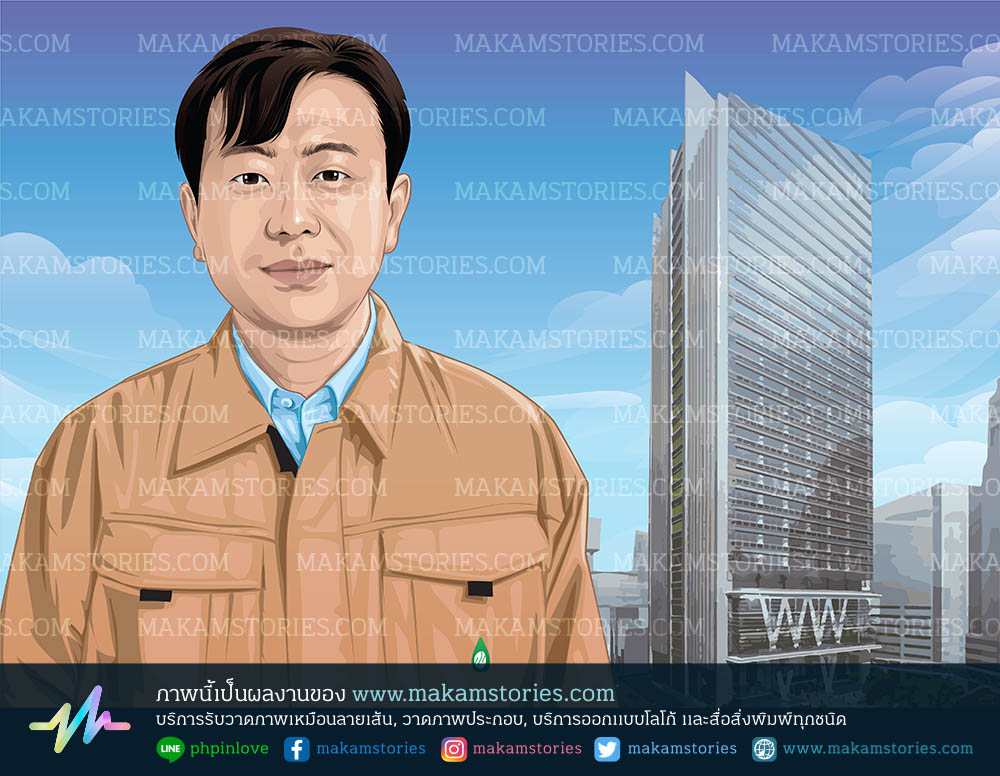 วาดภาพเหมือนเวกเตอร์ วาดภาพเหมือนบุคคลด้วยโปรแกรม illustrator