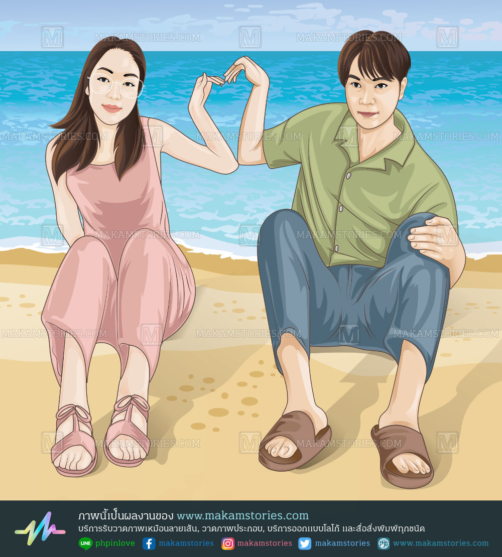 วาดภาพเหมือนสไตล์เวกเตอร์ วาดภาพเหมือนด้วย illustrator